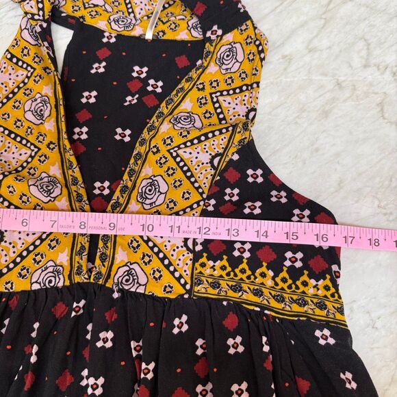 Free People Charlotte Tunic Tank top blouse low cut size XS - Picture 7 of 8